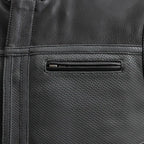 V-Twin Visionary Battleship Perforated Leather Vest