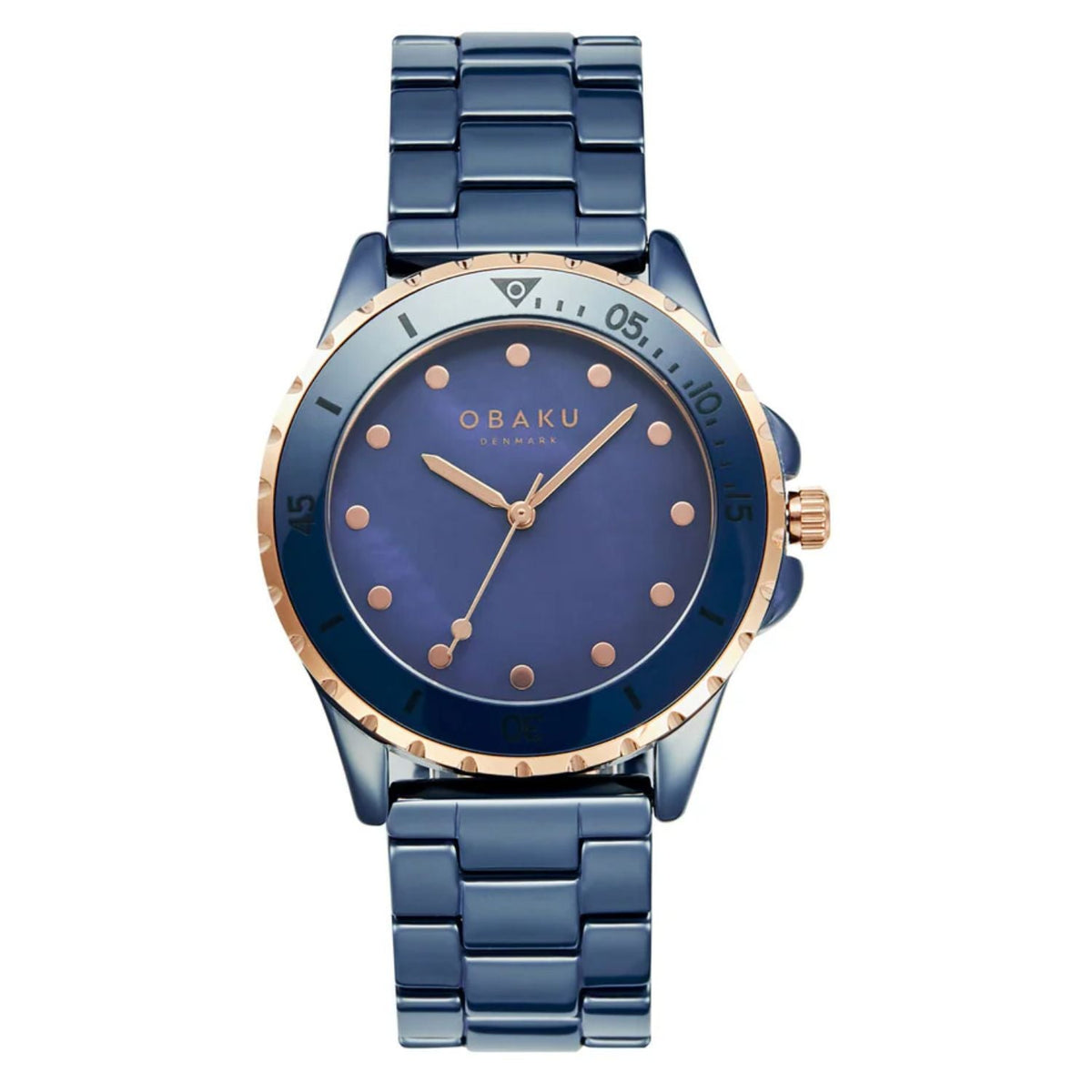 Obaku Women's Urt Lille Blue Dial Watch - V279LXSLCL