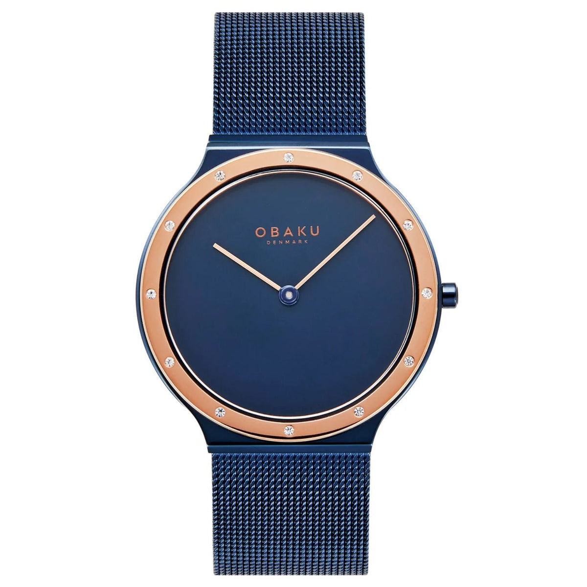 Obaku Women's Note Lille Blue Dial Watch - V285LESLML