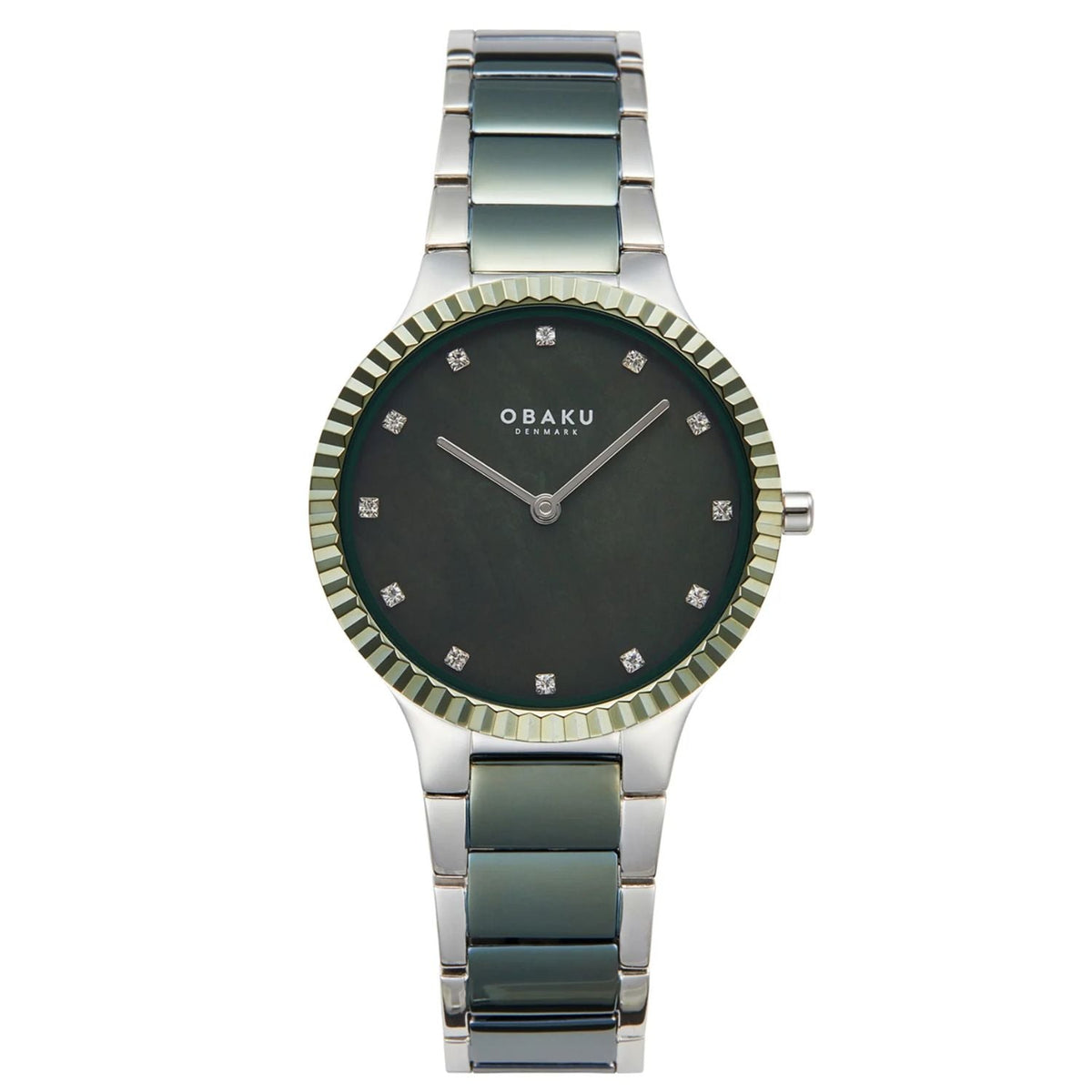 Obaku Women's Linje Black Dial Watch - V292LXOESS