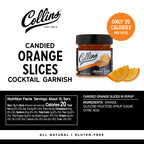 Candied Orange Slices in Syrup 10.6 oz , Set of 6
