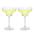 Raye Angled Crystal Margarita Glasses Set of 2