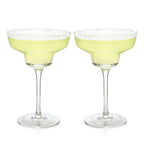 Raye Angled Crystal Margarita Glasses Set of 2