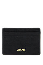 VERSACE Mini Leather Medusa Card Holder