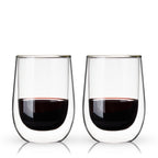 Double-Walled Wine Glasses