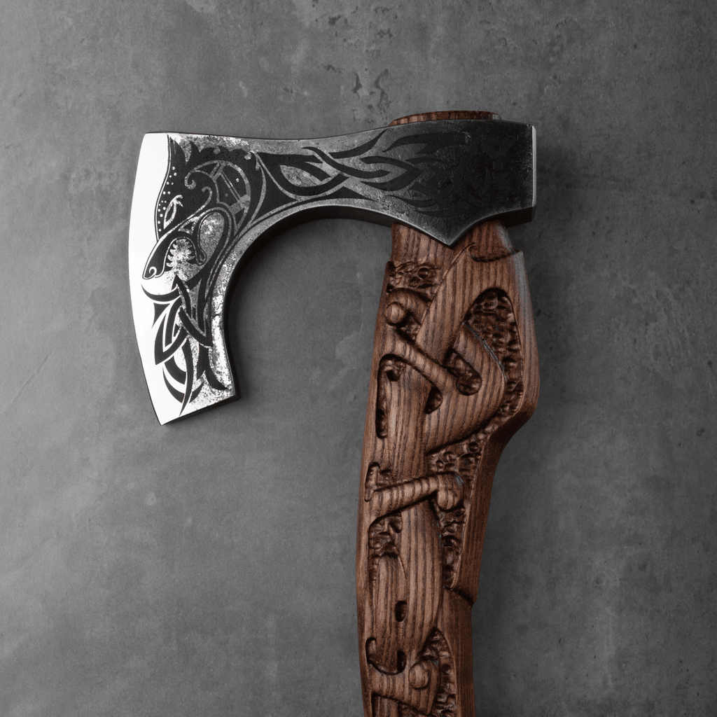 Viking axe handmade Ulfhednar Warriors