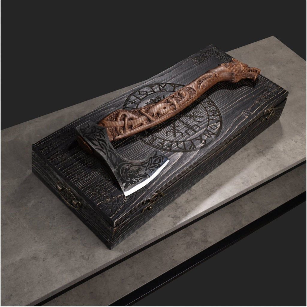 Viking axe handmade Ulfhednar Warriors