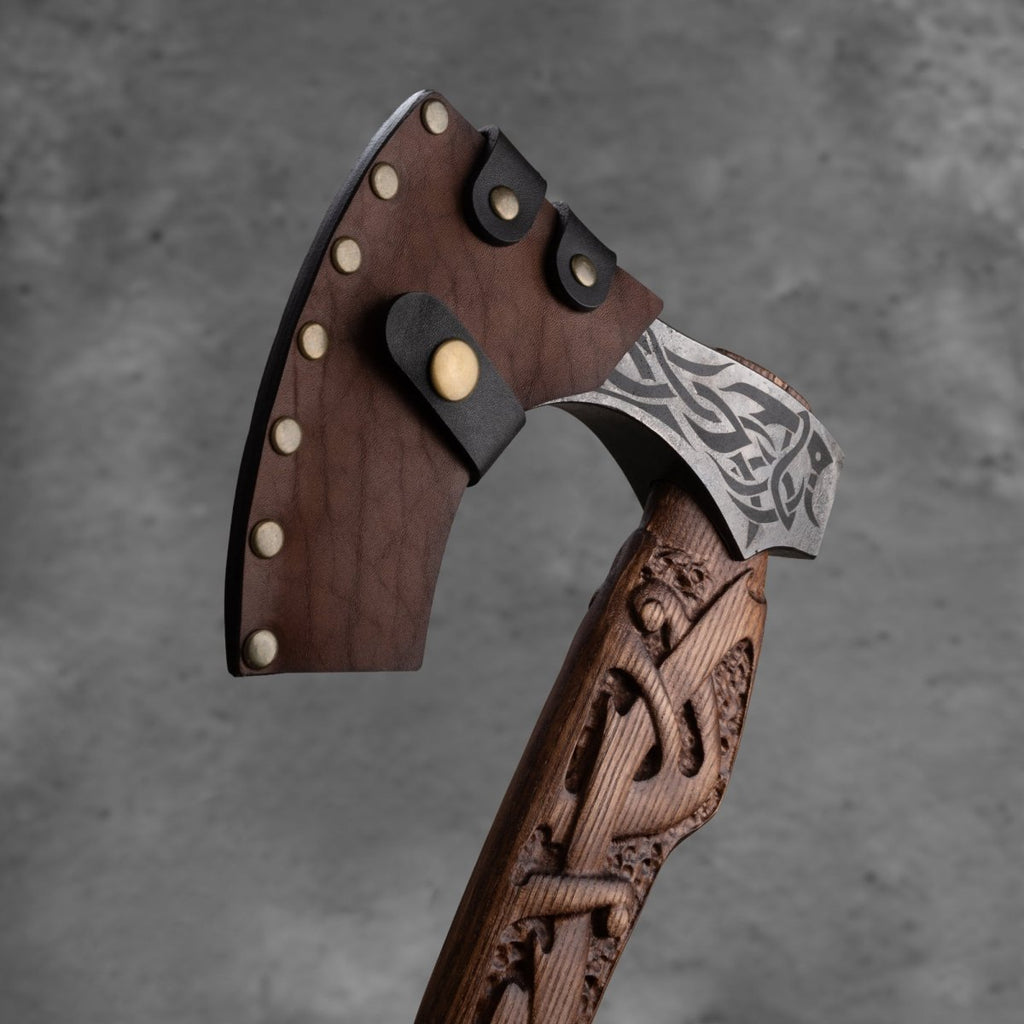 Viking axe handmade Ulfhednar Warriors