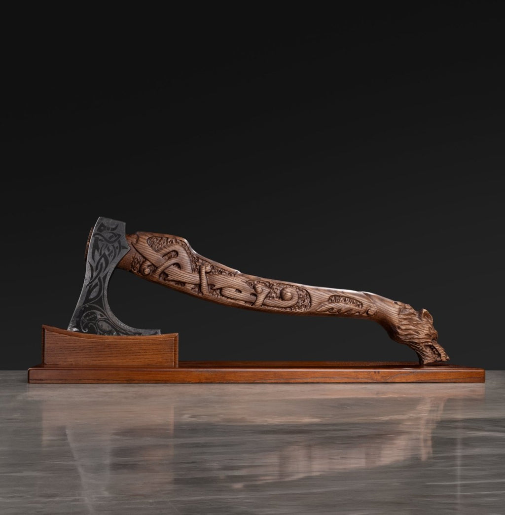 Viking axe handmade Ulfhednar Warriors