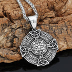 Vikings Vegvisir Stainless Steel Necklace