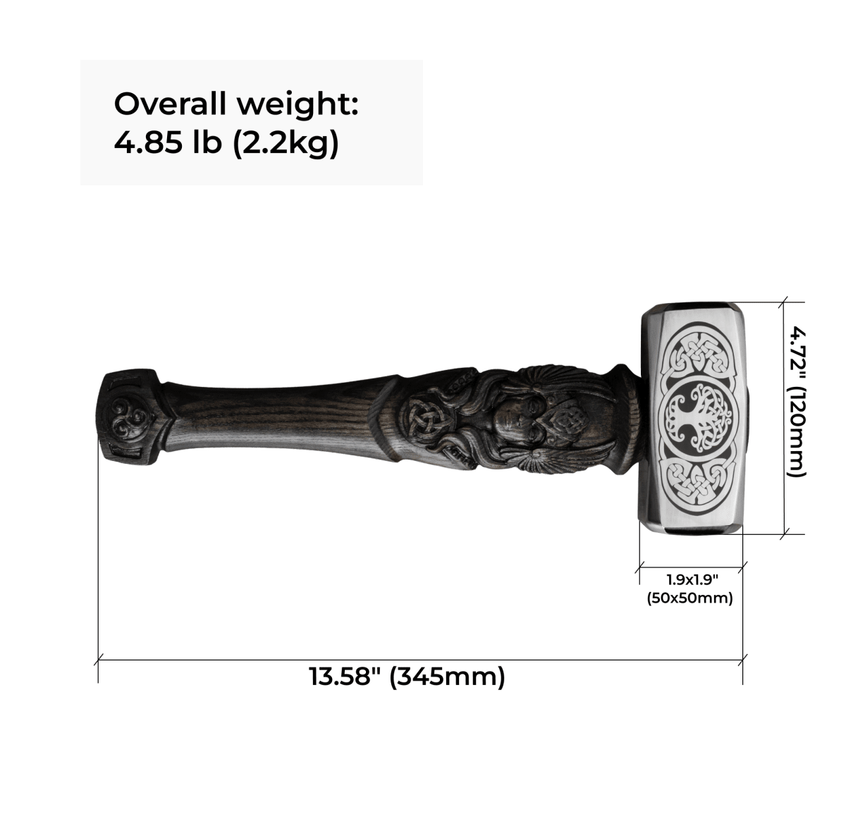 Viking hammer "Brynhildr"