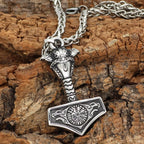 Vikings Thor's Hammer Stainless Steel Necklace