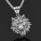 Viking Wolf Fenrir Pendant Necklace