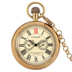 Vintage London Replica Mechanical Pocket Watch