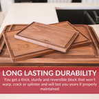 Large Walnut Wood Cutting Board