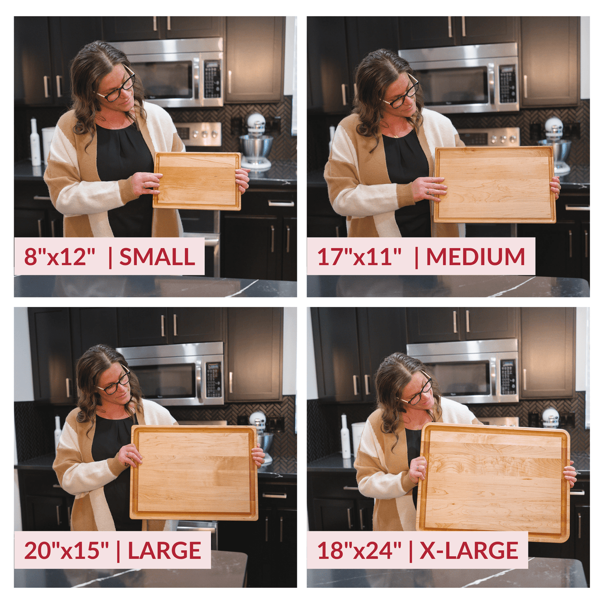 Medium Maple Wood Cutting Board