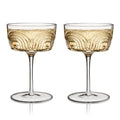 Beau Crystal Cocktail Coupes, Set of 2