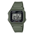 Casio Men's Classic Digital Watch with Green Strap - W-217H-3AVCF