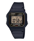 Casio Men's Classic Digital Watch with Gold Dial - W-217H-9AV