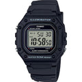 Casio Men's Water-Resistant Digital Watch with Black Band - W-218H-1AVCF