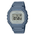 Casio Men's Water-Resistant Digital Watch with Blue Strap - W-218HC-2AVCF