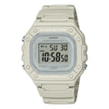Casio Men's Water-Resistant Digital Watch with White Band - W-218HC-8AVCF
