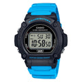 Casio Men's Classic Black and Blue Digital Watch - W-219H-2A2VCF