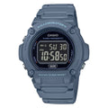 Casio Men's Classic Blue  Digital Watch with Black Dial - W-219HC-2BVCF