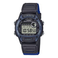 Casio Men’s Digital Illuminator Watch with Black and Blue Strap - W-220HF-2AVCF
