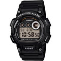 Casio Men's Shock-Resistant Digital Sport Watch with Black Dial - W-735H-1AV