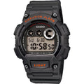 Casio Men's Shock-Resistant Digital Sport Watch with Gray Band- W-735H-8AV