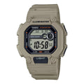 Casio Men's Shock-Resistant Digital Sport Watch with Beige Band - W-737HX-5AVCF