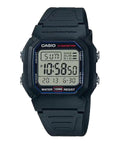Casio Men's Water-Resistant Digital Watch with Black Strap - W-800H-1AV