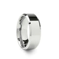 CALERA Cobalt Chrome Ring with Beveled Edges and Polished Finish (4mm–8mm)