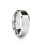 CALERA Cobalt Chrome Ring with Beveled Edges and Polished Finish (4mm–8mm)
