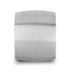 CORONADO Domed Tungsten Carbide Ring with Brushed Finish - 20mm