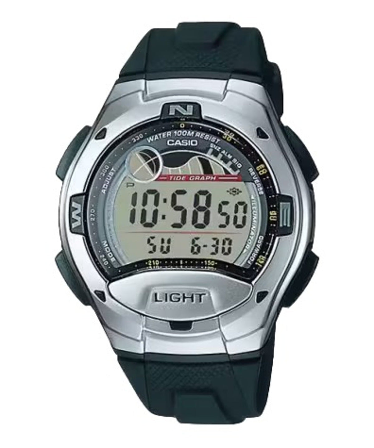 Casio Men's Digital Tide Graph Sport Watch - Casio_W_753_1AV