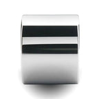 TEXAS Flat Pipe Cut Tungsten Carbide Ring with Polished Finish - 20mm