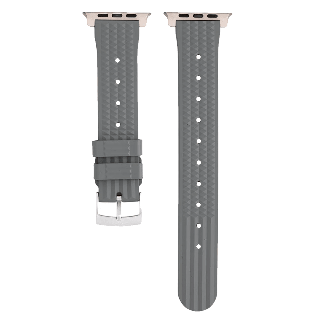Waffle Rubber Band - For Apple Watch ULTRA - Gray
