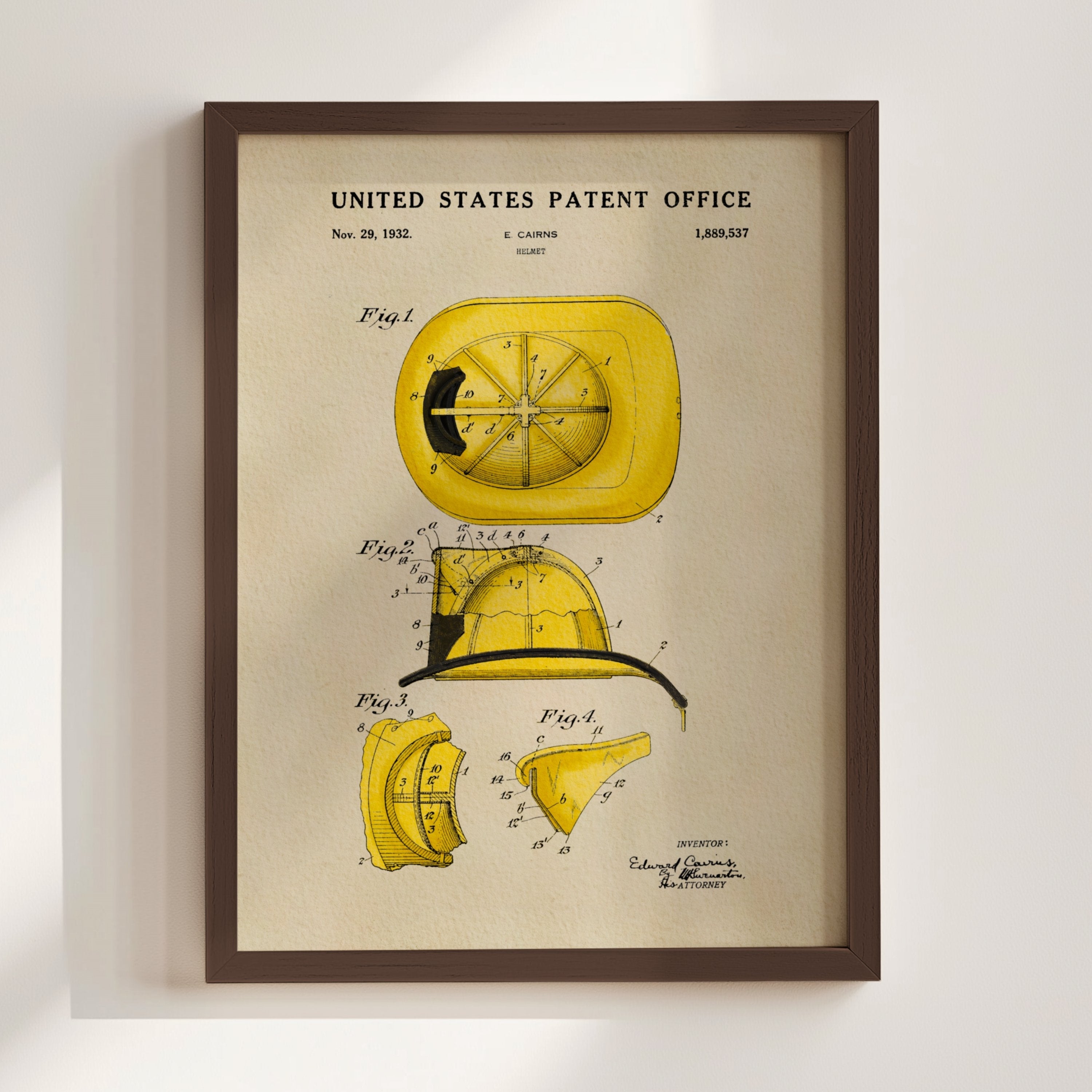 Yellow Fire Helmet (1932)