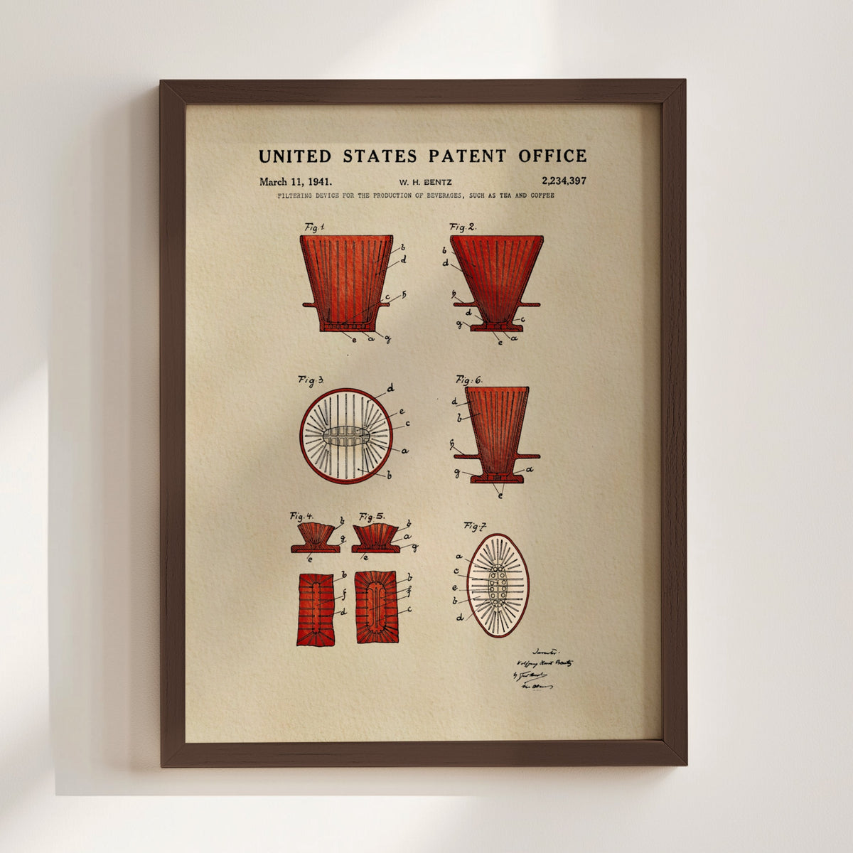 Coffee and Tea Filter (1941)