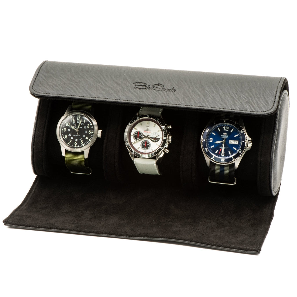 Watch Roll Travel Case - Triple