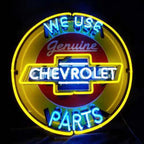 We Use Genuine Chevrolet Parts Neon Signs