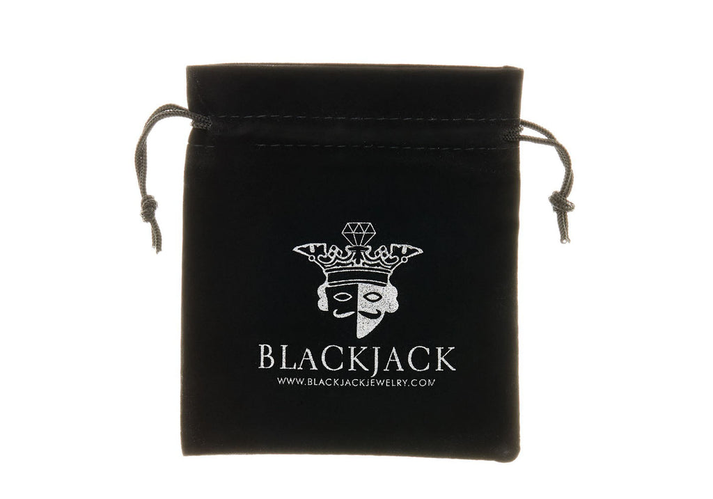 Mens Blue Stainless Steel Blue Leather Bracelet
