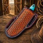 Pancake Belt Sheath Knife – 3.75" Rasp Steel Resin Handle