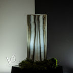 White Ice Onyx Lamp (Exotic Table Lamp #7)