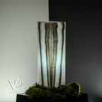 White Ice Onyx Lamp (Exotic Table Lamp #7)