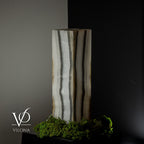 White Ice Onyx Lamp (Exotic Table Lamp #8)