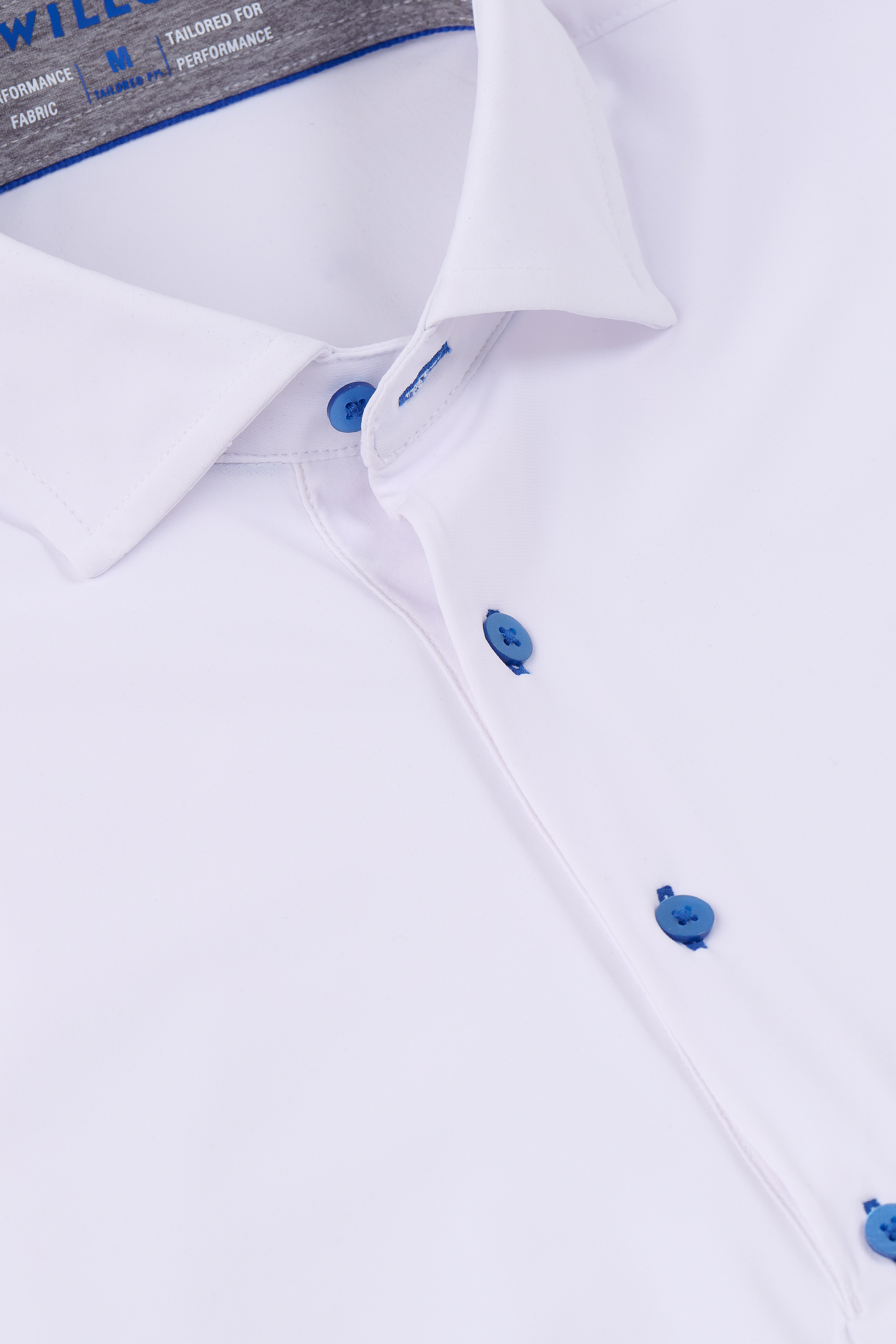Event Polo Contrast // White Blue
