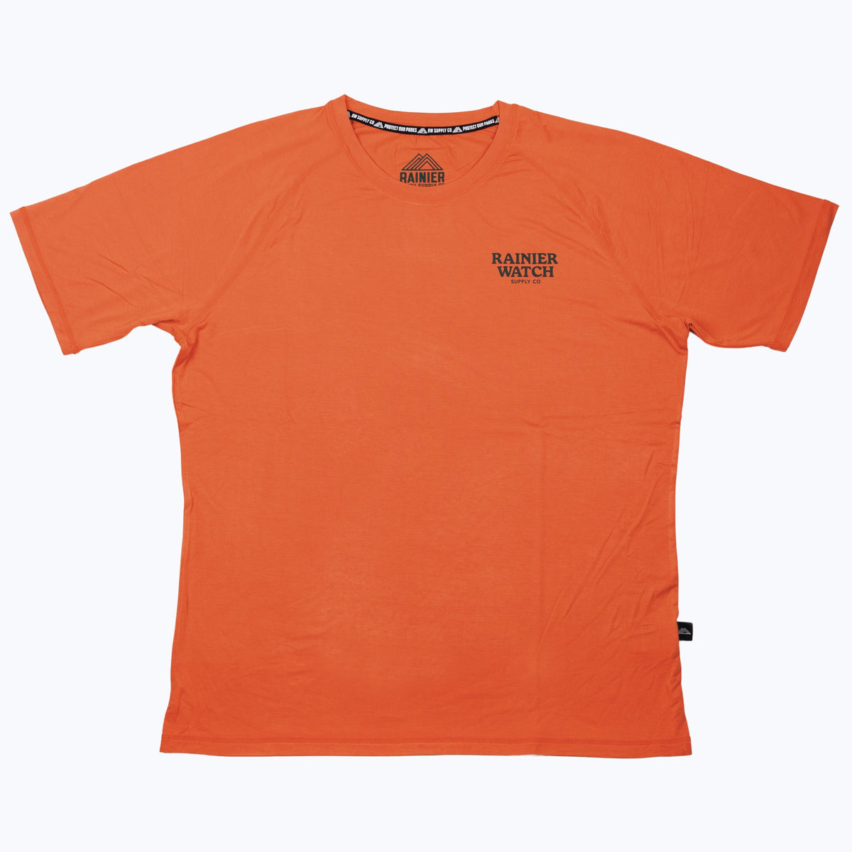 Wonderland Bamboo Active Tee - Alpenglow Orange